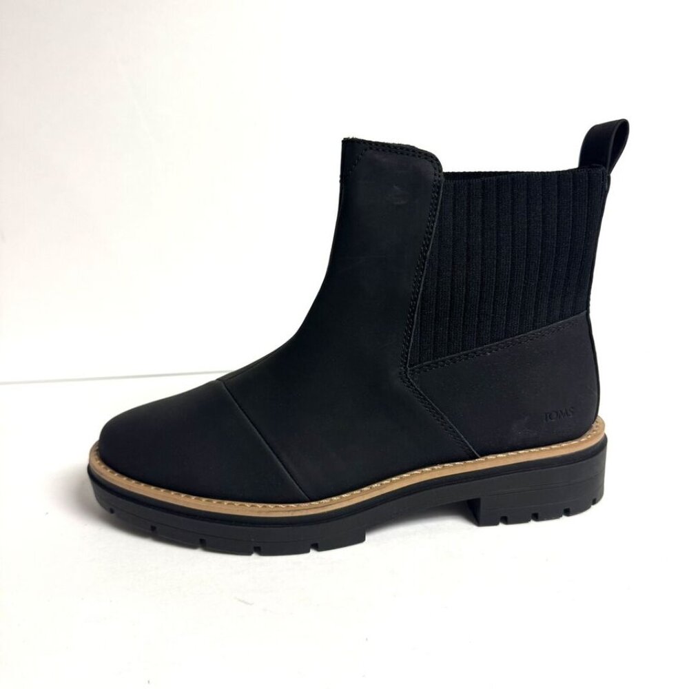Toms Black Chelsea Ankle Boots